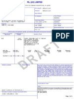 Port-To-Port or Combined Transport Bill of Lading