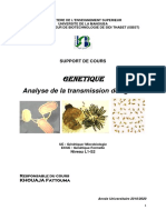 671 Genetique Formelle Analyse de La Transmission Des Genes