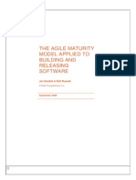 Agile Maturity Model Applied To Building and Releasing Software