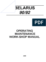 Belarus: Operating Maintenance Work-Shop Manual