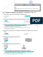 Evaluacion Final La Materia y Sus Transformaciones