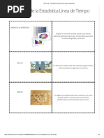 Historia de La Estadistica Linea de Tiempo