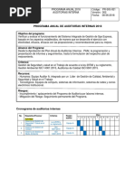 01 Programa Anual de Auditorias Internas