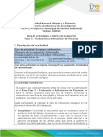 Guía de Actividades y Rúbrica de Evaluación - Unidad 2 - Fase 5 - Evaluación y Articulación de Procesos