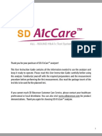 SD A1cCare User Guide