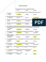 Multiple Choice Questions: EXERCISE ASM452