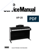 Casio AP 20 Service Manual