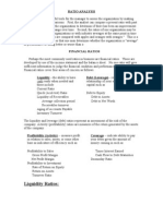 Liquidity Ratios:: Ratio Analysis