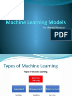 Machine Learning Models: by Mayuri Bhandari