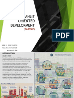 Thesis Synopsis: Transit Oriented Development