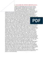 Phytochemical Analysis of Annona Reticulata L. Leaf Extracts