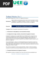 Trabajo Práctico No 1 - Introducción A La Ingeniería Económica