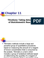 Titrations: Taking Advantage of Stoichiometric Reactions