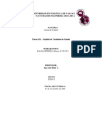 Tarea #3.1 - Análisis de Variables de Estado