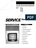 Color Television Receiver: Chassis: K15A Model: TXJ1366 TXJ1367 TXJ1396 TXJ1966 TXJ1996