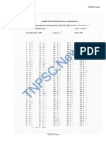 2014 Answer Key