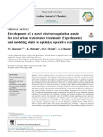 Development of A Novel Electrocoagulation Anode Fo