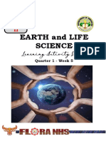 Earth and Life Science: Quarter 1 - Week 5