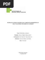 5 ° Relatório Final (Extração Soxhlet Do Eugenol) .
