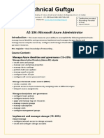 AZ-104 Course Content