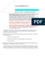 Exam 1 PEDS Test Question From Highlights