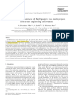 Performance Measurement of R&D Projects in A Multi-Project, Concurrent Engineering Environment