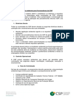 Manual de Meio Ambiente para Fornecedores