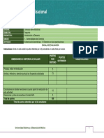 Escala de Evaluacion EA1