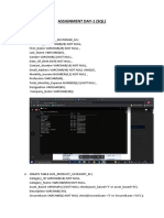 SQL Day1 Assignment