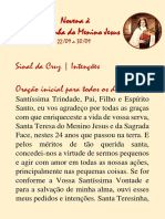 Novena de Santa Teresinha Do Menino Jesus