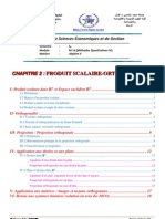 S4-Cours - Chap2 - Produit Scalaire, Orthogonalité