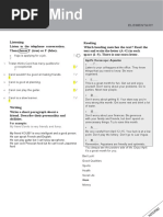 Open Mind Elementary Unit 7 Skills Test - Editable