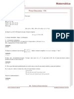 (MATEMATICA) Questões Discursivas