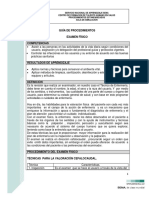 Guía de Procedimiento Examen Físico