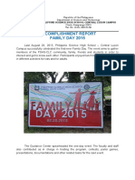 Accomplishment Report Family Day