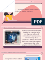 ICT Competency Standards For Philippine Pre-Service Teacher Education