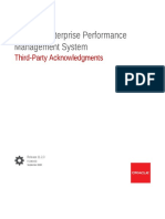 Oracle® Enterprise Performance Management System: Third-Party Acknowledgments