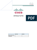 LAN Desing Test Plan