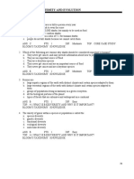 Chapter 4-Biodiversity and Evolution: Multiple Choice