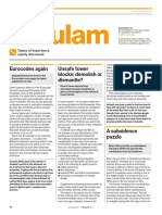 Verulam: Eurocodes Again Unsafe Tower Blocks: Demolish or Dismantle?