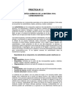 PRÁCTICA #11 Reconocimiento de Biomoléculas