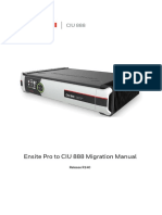 Ensite Pro To CIU 888 Migration Manual: Release R140