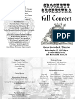 Fall Concert: Crockett Orchestra