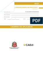 Caderno Do Aplicador - MAT - 2º Ano Do Ensino Fundamental