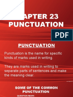 Chapter - 23 Punctuation