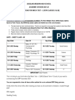 Mock Test 2 Datesheet Final