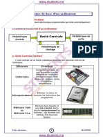 درس Structure de Base d'Un Ordinateur - المعلوميات - الجذع المشترك