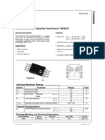 Fdw9926A: Dual N-Channel 2.5V Specified Powertrench Mosfet