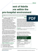 Management of Febrile