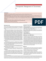 Artificial Saliva For Therapeutic Management of Xerostomia: A Structured Review